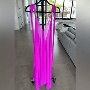Vibrant Sheer coverup beach Dress